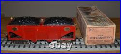 LIONEL Standard Gauge #516 Rubber Stamped Data on Red Hopper with Box