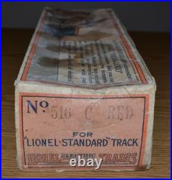 LIONEL Standard Gauge #516 Rubber Stamped Data on Red Hopper with Box