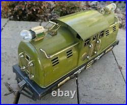 LIONEL prewar 254 Engine Green Antique dated 1920's, Serviced, runs F&R- Orig