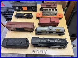 Lionel 0 Gauge Pre War 225 Engine, Coal Tndr Plus 7 Cars, Complete With Manuals