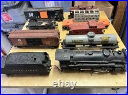 Lionel 0 Gauge Pre War 225 Engine, Coal Tndr Plus 7 Cars, Complete With Manuals