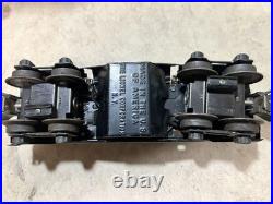 Lionel 0 Gauge Pre War 225 Engine, Coal Tndr Plus 7 Cars, Complete With Manuals