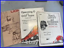 Lionel 0 Gauge Pre War 225 Engine, Coal Tndr Plus 7 Cars, Complete With Manuals