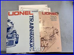 Lionel 0 Gauge Pre War 225 Engine, Coal Tndr Plus 7 Cars, Complete With Manuals