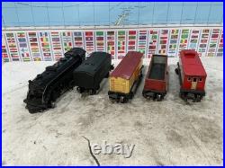 Lionel 1089W Prewar Metal Set 1666 and 3 freight Car