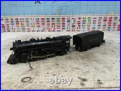 Lionel 1089W Prewar Metal Set 1666 and 3 freight Car