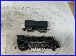 Lionel 1089W Prewar Metal Set 1666 and 3 freight Car