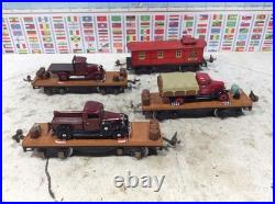 Lionel 1666E Prewar Metal Set and 4 Freight Car