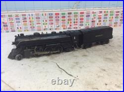 Lionel 1666E Prewar Metal Set and 4 Freight Car O Gauge