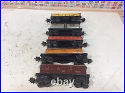 Lionel 1666 Prewar Metal Set and 5 Prewar Freight Car