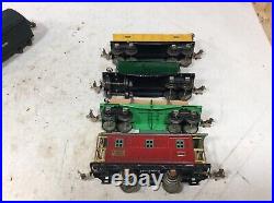 Lionel 1684 Prewar Metal Set and 4 Freight Car