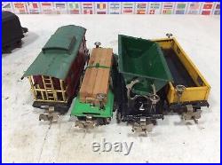 Lionel 1684 Prewar Metal Set and 4 Freight Car