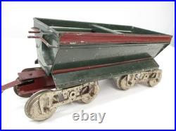 Lionel 16 Ballast Dump Car Green Maroon Prewar standard gauge X7416