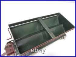 Lionel 16 Ballast Dump Car Green Maroon Prewar standard gauge X7416