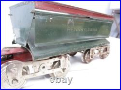 Lionel 16 Ballast Dump Car Green Maroon Prewar standard gauge X7416