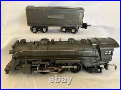 Lionel 1938 Prewar 2-6-2 Locomotive (027) Tender 2684W Gunmetal #1666E