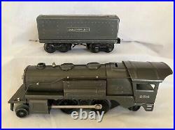 Lionel 1942 Prewar 2-4-2 Locomotive Tender 1689W Late (O), Unlisted Gunmetal #25