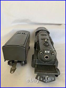 Lionel 1942 Prewar 2-4-2 Locomotive Tender 1689W Late (O), Unlisted Gunmetal #25