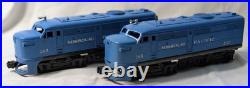 Lionel 205 O Gauge Post-War Missouri Pacific Alco A-A Pair Ready to Run
