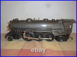 Lionel 224E gunmetal finish prewar locomotive & 1689W tender