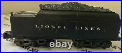 Lionel 226e Locomotive with 2226WX tender prewar Rare