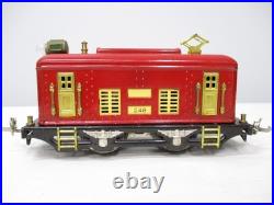 Lionel 248 Electric Boxcab Loco Red, Cream Clean Prewar O gauge X8206