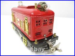 Lionel 248 Electric Boxcab Loco Red, Cream Clean Prewar O gauge X8206