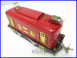 Lionel 248 Electric Boxcab Loco Red, Cream Clean Prewar O gauge X8206