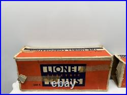 Lionel 249e Original Prewar Loco With 2225W Tender With Inspection Sticker Exc