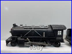 Lionel 249e Original Prewar Loco With 2225W Tender With Inspection Sticker Exc