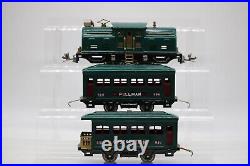 Lionel 250 Prewar Set 0-4-0 Locomotive + 629 & 630 Passenger Cars TESTED