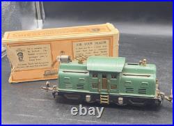Lionel 252 Electric Loco Hunter Green Prewar O Gauge Locomotive Train Car WithBOX