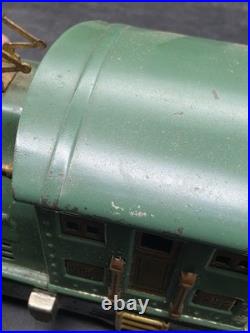 Lionel 252 Electric Loco Hunter Green Prewar O Gauge Locomotive Train Car WithBOX