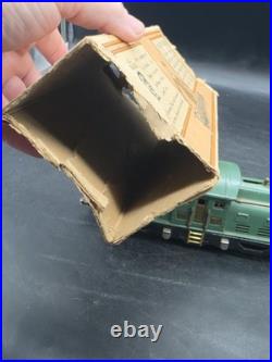 Lionel 252 Electric Loco Hunter Green Prewar O Gauge Locomotive Train Car WithBOX