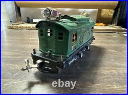 Lionel 253 Vintage O Prewar Green Tinplate Electric Locomotive Read