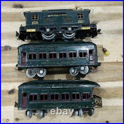 Lionel 253 Vintage Prewar Electric Locomotive with 612 Observation Car 610 Pullman