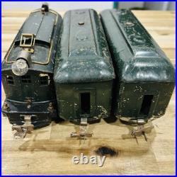 Lionel 253 Vintage Prewar Electric Locomotive with 612 Observation Car 610 Pullman