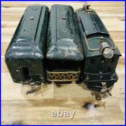 Lionel 253 Vintage Prewar Electric Locomotive with 612 Observation Car 610 Pullman
