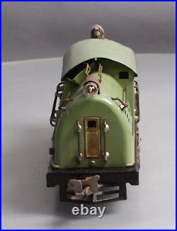 Lionel 254 Vintage O Prewar Electric Locomotive with One Passenger Car