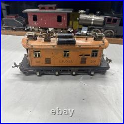 Lionel 256 Electric Loco 2 Motors Early Orange, Prewar O gauge Original Tested