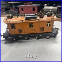 Lionel 256 Electric Loco 2 Motors Early Orange, Prewar O gauge Original Tested