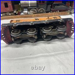 Lionel 256 Electric Loco 2 Motors Early Orange, Prewar O gauge Original Tested