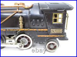Lionel 262 Loco Rare Orange Stripe has Bent Cab Prewar O gauge X6643