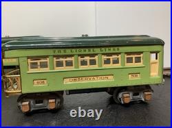 Lionel 262 Vintage O Prewar Steam Locomotive & Tender & 607/608 Pullman Car Set Lionel 262 Vintage O Prewar Steam Locomotive & Tender & 607/608 Pullman Car Set