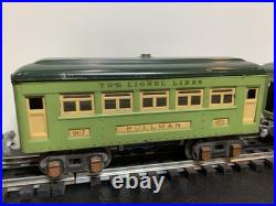 Lionel 262 Vintage O Prewar Steam Locomotive & Tender & 607/608 Pullman Car Set Lionel 262 Vintage O Prewar Steam Locomotive & Tender & 607/608 Pullman Car Set