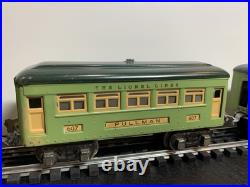 Lionel 262 Vintage O Prewar Steam Locomotive & Tender & 607/608 Pullman Car Set Lionel 262 Vintage O Prewar Steam Locomotive & Tender & 607/608 Pullman Car Set