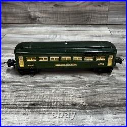 Lionel 2640 2641 Prewar O Gauge Green Passenger Cars Original Boxes (damaged)