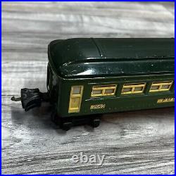 Lionel 2640 2641 Prewar O Gauge Green Passenger Cars Original Boxes (damaged)