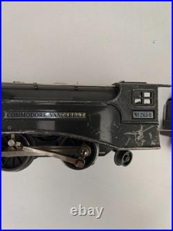 Lionel 265E 265W Commodore Vanderbilt O Gauge Prewar Tested Whistle Light