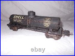 Lionel #2955 Shell Tanker Very Rare Pre-war All Intact! Hard To Find Lot #q-89